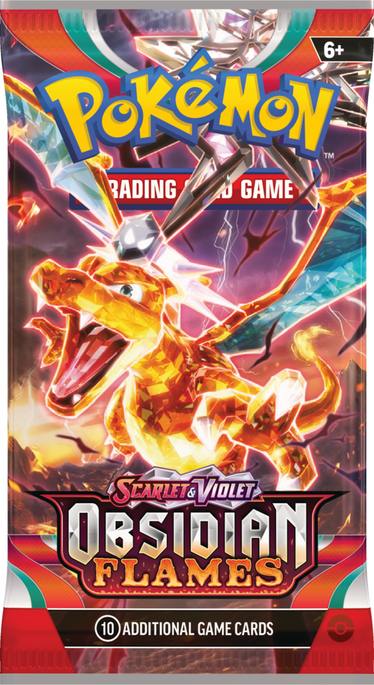 1x Pokemon Scarlet & Violet:  Obsidian Flames Booster Pack - Androids Poke Shack