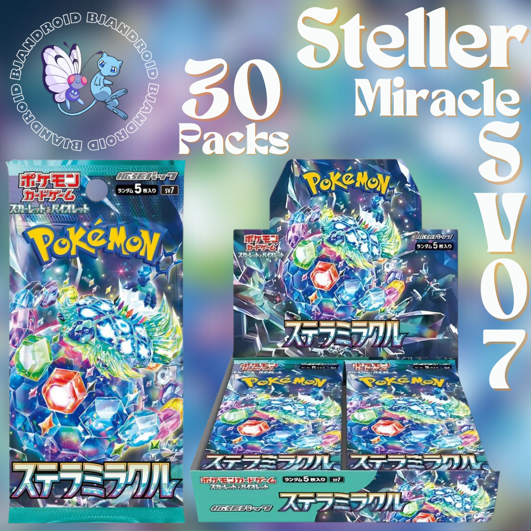 Pokemon Scarlet & Violet: Stellar Miracle SV7 Booster Box Japanese