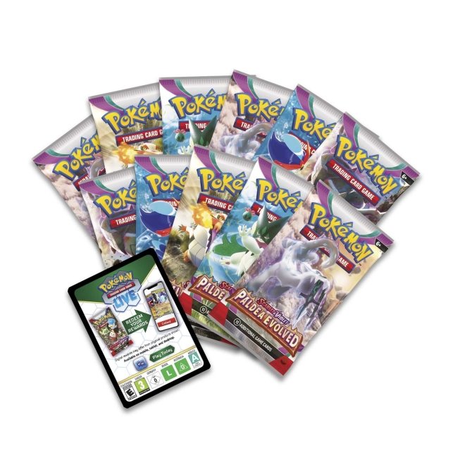 Pokemon Paldea Evolved Elite Trainer Box (9 Booster Packs) - Androids Poke Shack