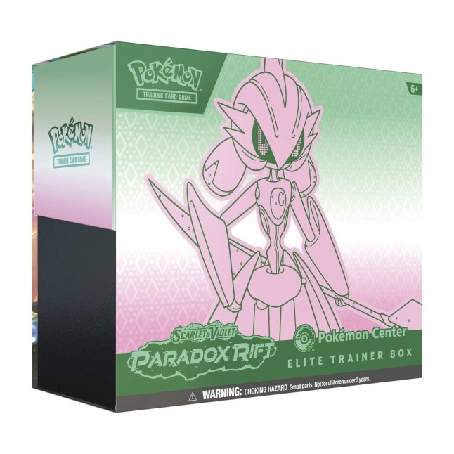 Pokemon Center [Exclusive] Paradox Rift Elite Trainer Box [Iron Valiant] - SV04: Paradox Rift - Androids Poke Shack