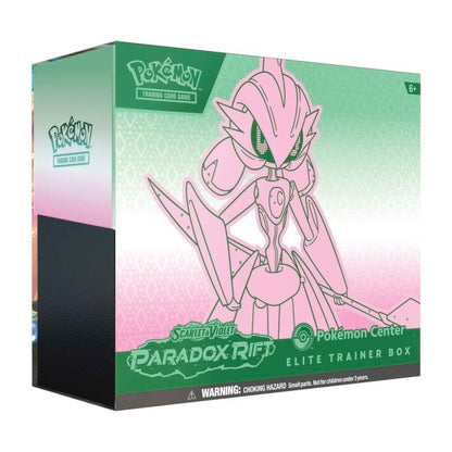 Pokemon Center [Exclusive] Paradox Rift Elite Trainer Box [Iron Valiant] - SV04: Paradox Rift - Androids Poke Shack