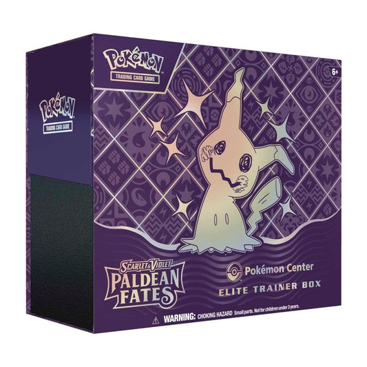 Pokemon Center Exclusive Scarlet & Violet Paldean Fates Elite Trainer Box - Androids Poke Shack