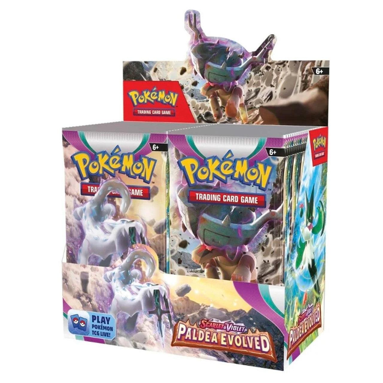 Pokemon Paldea Evolved Booster Box - Androids Poke Shack