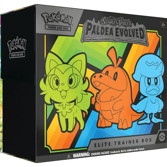 Pokemon Paldea Evolved Elite Trainer Box (9 Booster Packs) - Androids Poke Shack