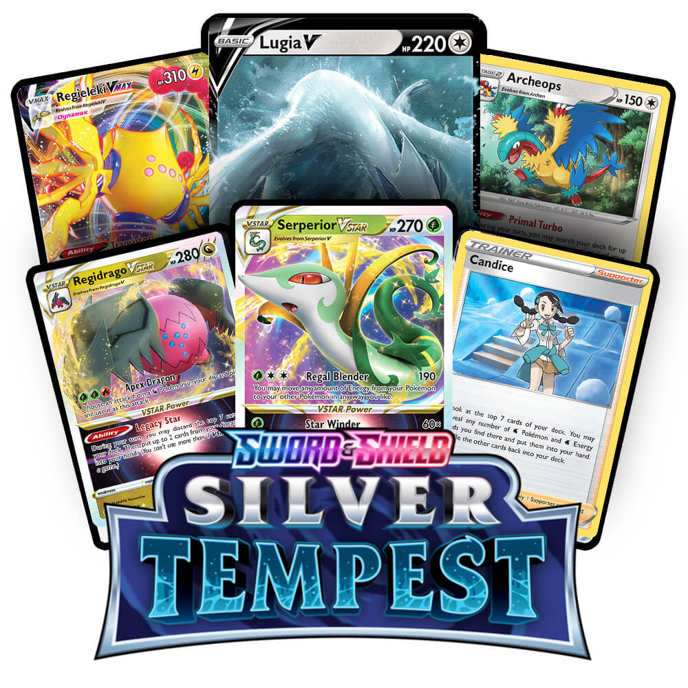 1x Pokemon Sword & Shield: Silver Tempest Booster Pack - Androids Poke Shack